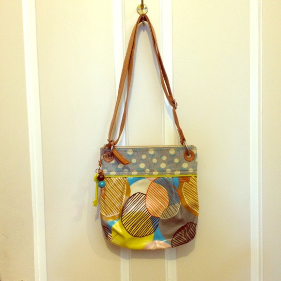 brand new fossil cross body bag
