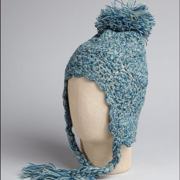 Free People - Spearmint Loose Knit Tie Hat ⭐NWT⭐