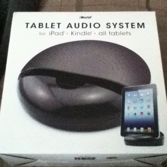 Tablet audio system speakers