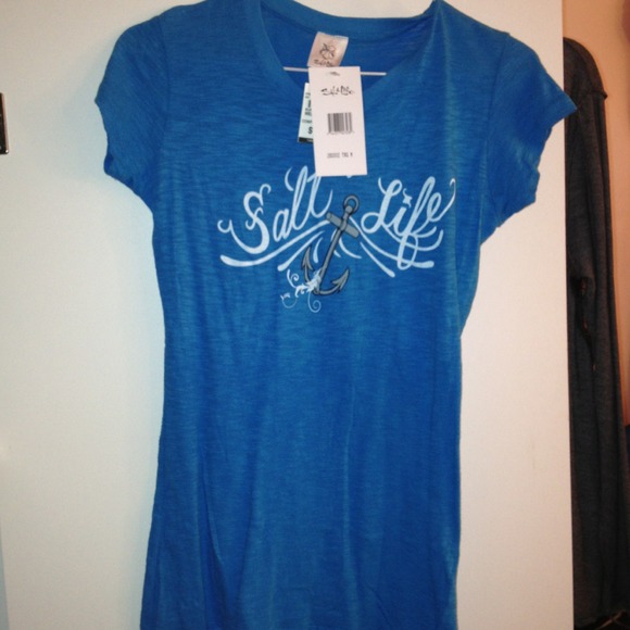 Short sleeve light blue salt life - Picture 1 of 1