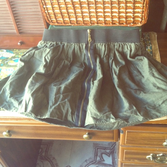 Olive green/army green skirt