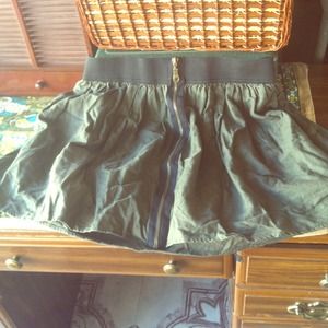 Olive green/army green skirt