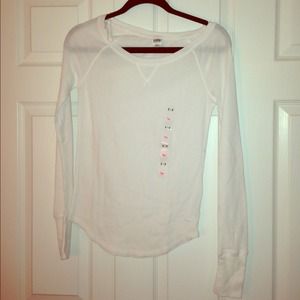 Victoria's Secret white long sleeve thermal