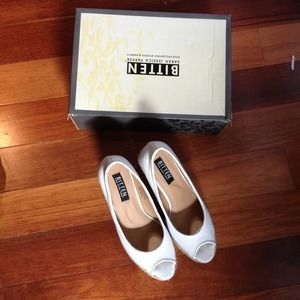 BITTEN Canvas Wedge Espadrilles