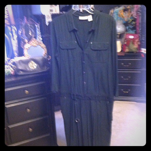 Black pantsuit