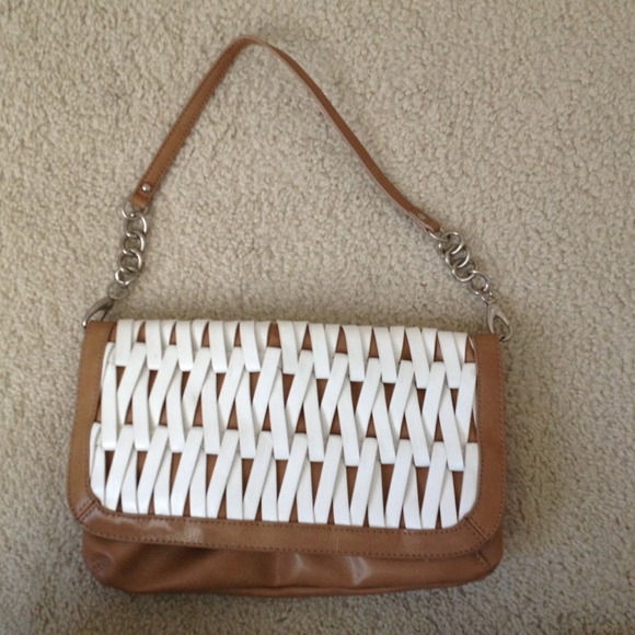 SOLD❗Nine West Woven Leather Clutch