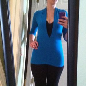 **SOLD**BUNDLED with bebe dress Blue top