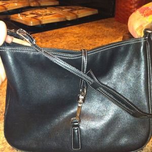 100% AUTHENTIC ALL BLACK COACH HOBO
