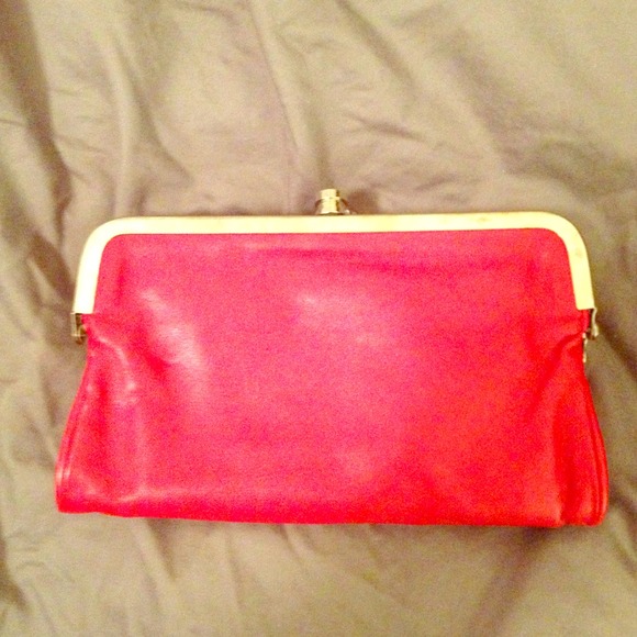 💌SOLD💌 Red multi pocket clutch