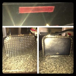 Valentino black stud purse