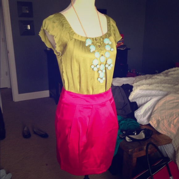 Pink skirt