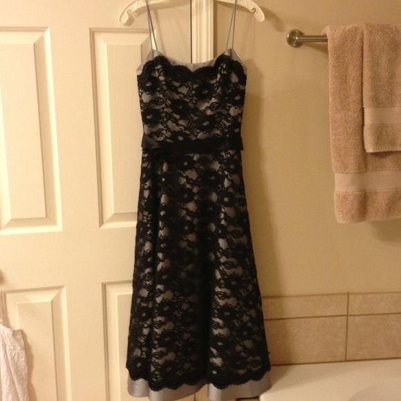 Black cocktail dress