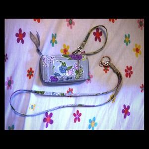 ❌RESERVED❌Vera Bradley wristlet and lanyard bundle