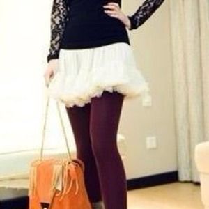 White skirt! Good for all season!!