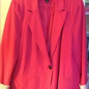 Hot pink forever 21 blazer
