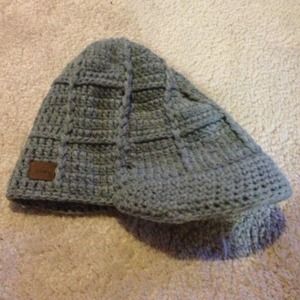 Grey coal beanie