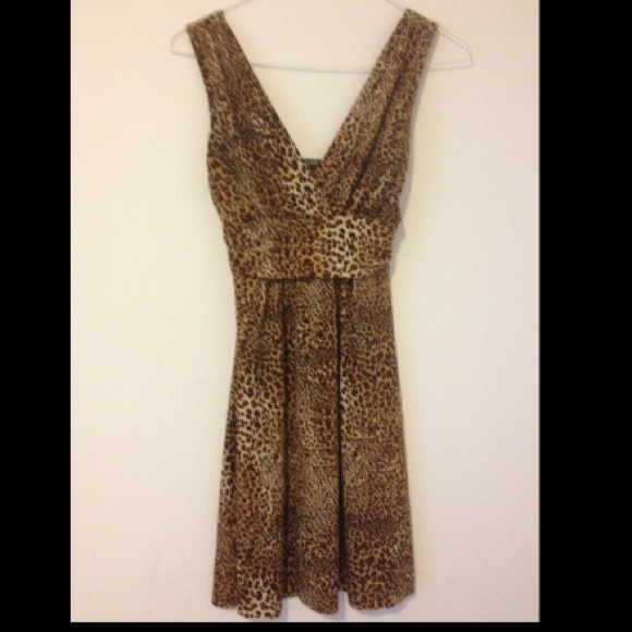 Leopard Print Swingy Dress