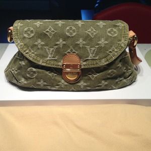 Authentic LV denim clutch