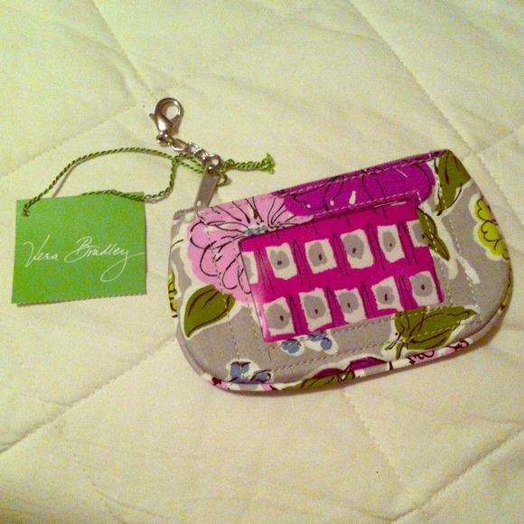 Vera Bradley Clip Zip ID Purse in "Watercolor"