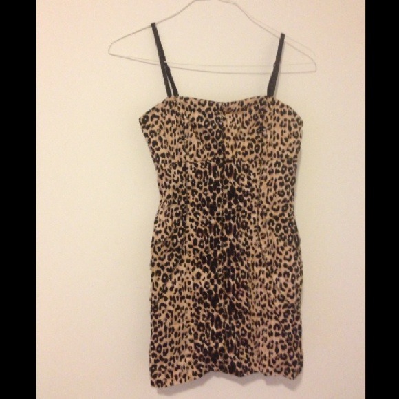 Sexy Leopard Print Mini Dress