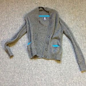 American Eagle grey sweater cardigan