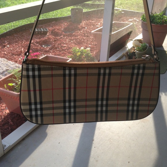 Tan, black,white mixed in checked Shourlder bag