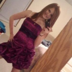 Short purple prom dress