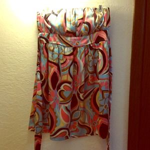 Rampage floral silk dress