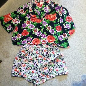 Victoria's Secret Pajama short set.