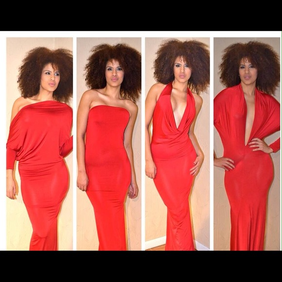 SPECIAL Orange and blue dress S M ask for size - Picture 3 of 3