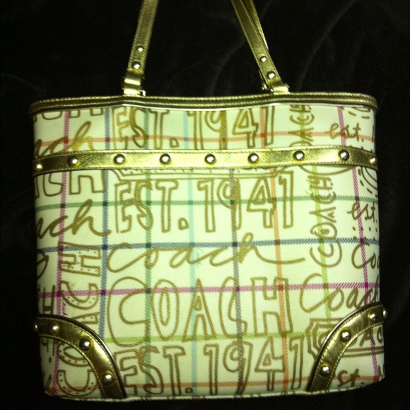 Coach over the shoulder handbag