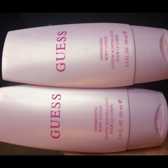 Guess shimmering body lotion never used