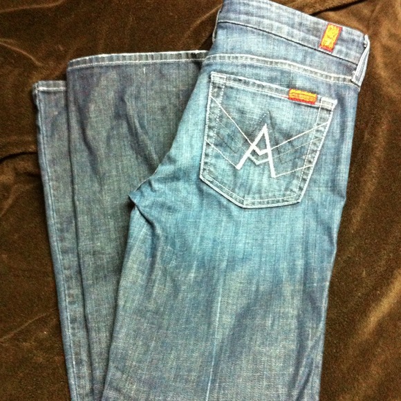 7 for all mankind "A-pocket" jeans like new!!