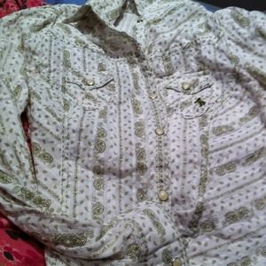Paisley cowgirl button up shirt