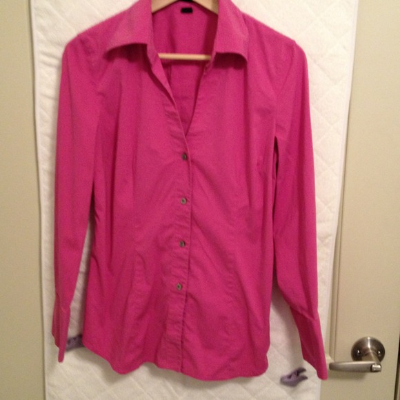 Pink button down