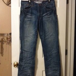 Akoo distressed men's jeans