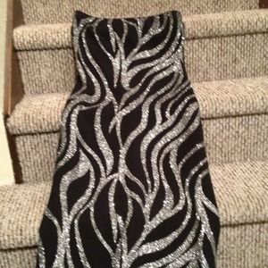 Black and silver sparkle dress 💎