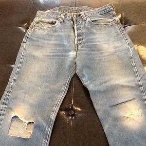 These are 501 levi's from the 70's