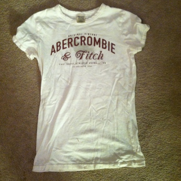 White Abercrombie t-shirt