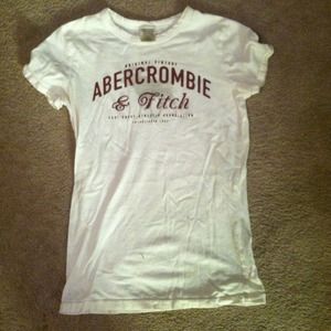 White Abercrombie t-shirt