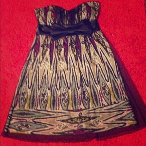 🌟Reduced price🌟  wild printed strapless dress