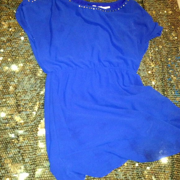 Blue Studded Dress