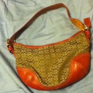 Reduced Price!! Red coach hand bad