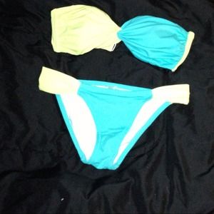 Victoria's Secret bikini & smoke gray bottoms