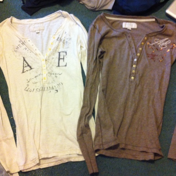 Two American Eagle long sleeves! :)