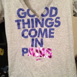 Nike top. "Good things come in pairs"