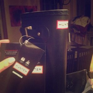 Hunter brand huntress rain boots women's size 9