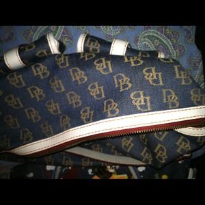 Authentic denim Dooney & Bourke bag.