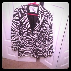 Zebra peacoat