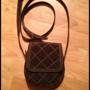 Vera Bradley Lil Hipster MicroFiber Espresso